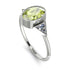 Geometrical Bezel Peridot Ring - Trinity No. 703