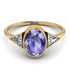 Geometrical Bezel Tanzanite Ring - Trinity No. 201