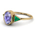 Geometrical Bezel Tanzanite Ring - Trinity No. 204
