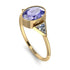 Geometrical Bezel Tanzanite Ring - Trinity No. 201