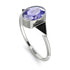 Geometrical Bezel Tanzanite Ring - Trinity No. 209