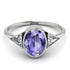 Geometrical Bezel Tanzanite Ring - Trinity No. 203