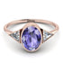 Geometrical Bezel Tanzanite Ring - Trinity No. 202