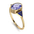 Geometrical Bezel Tanzanite Ring - Trinity No. 213