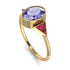 Geometrical Bezel Tanzanite Ring - Trinity No. 210