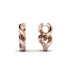 Gold Double Chain Link Earring - Trudy No. 2