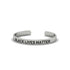 Gold Engraved Stacking Cuff Bracelet - Christopher No. 3