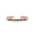 Gold Engraved Stacking Cuff Bracelet - Christopher No. 2 image 1
