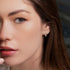 Gold Padlock Hoop Diamond Earrings - Queenie No. 1 image 3