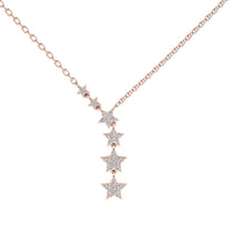 Gold Starry Night Necklace With Diamond - Blair No. 2 image 1