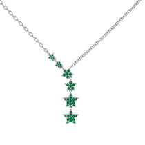 Gold Starry Night Necklace With Emerald - Blair No. 6 image 1