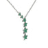 Gold Starry Night Necklace With Emerald - Blair No. 6