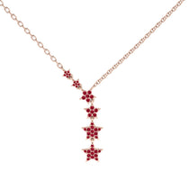 Gold Starry Night Necklace With Ruby - Blair No. 11 image 1