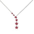 Gold Starry Night Necklace With Ruby - Blair No. 12 image 1
