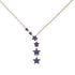 Gold Starry Night Necklace With Sapphire - Blair No. 14 image 1
