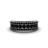 Black Diamond Golden Harmony Wedding Ring - Ainsley No. 9 image 3