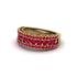 Ruby Golden Harmony Wedding Ring - Ainsley No. 10 image 2