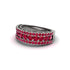 Ruby Golden Harmony Wedding Ring - Ainsley No. 12 image 2