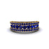 Sapphire Golden Harmony Wedding Ring - Ainsley No. 13 image 3