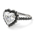 Halo Heart Diamond Pave Engagement Ring - Gail No. 33