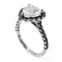 Halo Heart Diamond Pave Engagement Ring - Gail No. 33 image 2