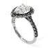 Halo Pear Diamond Pave Engagement Ring - Ingrid No. 33 image 4