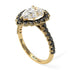 Halo Pear Diamond Pave Engagement Ring - Ingrid No. 31
