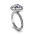 Round Cut Diamond Halo Engagement Ring - Charleigh No. 3 image 7