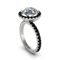 Round Cut Diamond Halo Engagement Ring - Charleigh No. 33 image 1