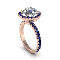 Round Cut Diamond Halo Engagement Ring - Charleigh No. 62 image 1