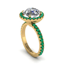 Round Cut Diamond Halo Engagement Ring - Charleigh No. 16 image 1