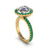 Round Cut Diamond Halo Engagement Ring - Charleigh No. 16 image 1