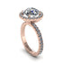 Round Cut Diamond Halo Engagement Ring - Charleigh No. 2 image 7