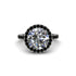 Round Cut Diamond Halo Engagement Ring - Charleigh No. 33