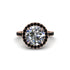Round Cut Diamond Halo Engagement Ring - Charleigh No. 32