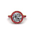 Round Cut Diamond Halo Engagement Ring - Charleigh No. 46