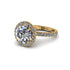Round Cut Diamond Halo Engagement Ring - Charleigh No. 1