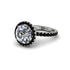 Round Cut Diamond Halo Engagement Ring - Charleigh No. 33 image 3