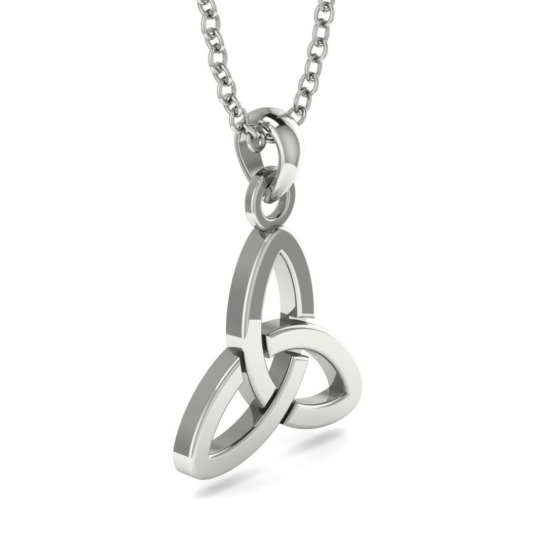 Handcrafted Luxury Gold Celtic Knot Pendant - Freya No. 3