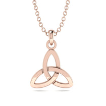 Handcrafted Luxury Gold Celtic Knot Pendant - Freya No. 2 image 1