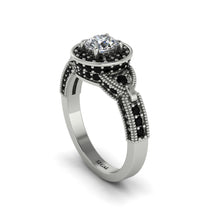 Diamond Double Halo Handmade Engagement Ring - Gracelyn No. 33 image 1