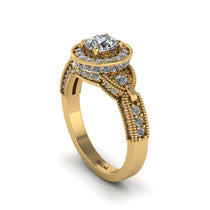 Diamond Double Halo Handmade Engagement Ring - Gracelyn No. 1 image 1