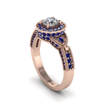 Diamond Double Halo Handmade Engagement Ring - Gracelyn No. 62 image 1