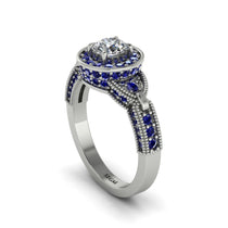 Diamond Double Halo Handmade Engagement Ring - Gracelyn No. 63 image 1