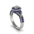 Diamond Double Halo Handmade Engagement Ring - Gracelyn No. 63 image 1