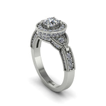 Diamond Double Halo Handmade Engagement Ring - Gracelyn No. 3 image 1