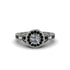 Diamond Double Halo Handmade Engagement Ring - Gracelyn No. 33