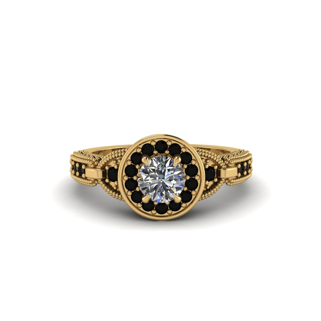 Diamond Double Halo Handmade Engagement Ring - Gracelyn No. 31