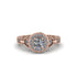 Diamond Double Halo Handmade Engagement Ring - Gracelyn No. 2