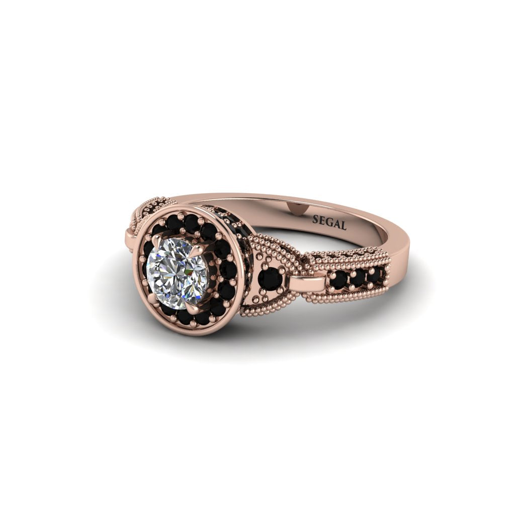 Diamond Double Halo Handmade Engagement Ring - Gracelyn No. 32